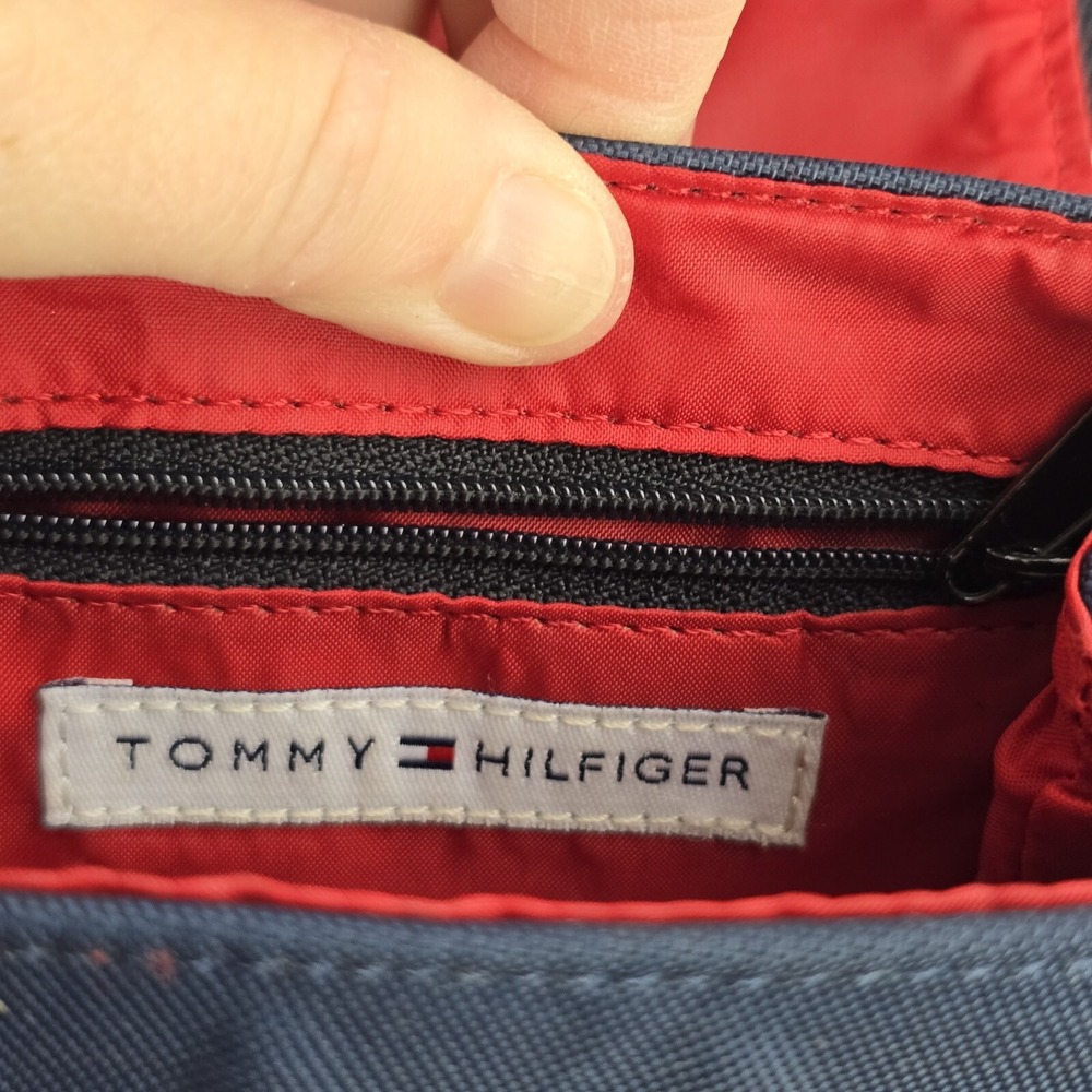 Tommy Hilfiger Mini Backpack Bag Y2K 1990s Spellout Vintage - Picture 6 of 13